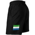 thumbnail image 3 of Men's Sierra Leone Flag Novelty Swimtrunks Beach Shorts Pants with Pockets XL S-3XL, 3 of 7