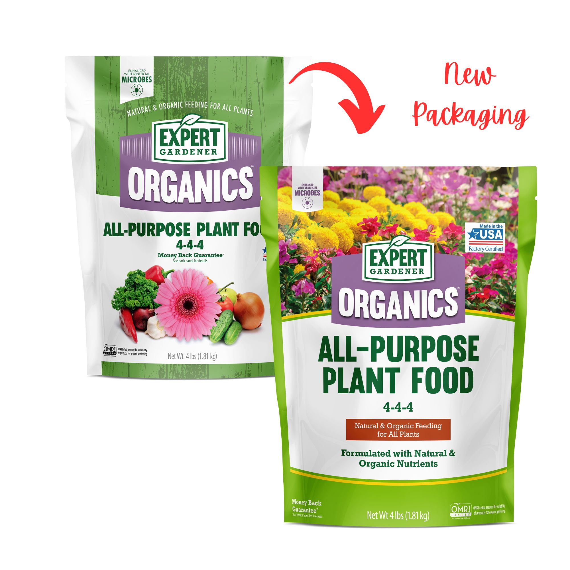 Expert Gardener Organic All-Purpose Plant Food, 4 lb Fertilizer