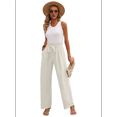 thumbnail image 2 of Women'S Wide Leg Lounge Pants White S, 2 of 7