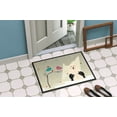 thumbnail image 2 of Carolines Treasures BB2568MAT Christmas Presents Between Friends Old English Sheepdog Indoor or Outdoor Mat, 18 x 0.25 x 27 in., 2 of 4