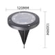 thumbnail image 5 of FloreceBien - Paquete de 4 luces solares para suelo, 8 luces LED de disco solares para exteriores, luces impermeables para suelo, luces solares para jardín, luces de paisaje para caminos, patios,, 5 of 8