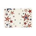 thumbnail image 2 of Stars Stripes Patriotic Placemats,Red White and Blue Placemats,4th of July Commemorative Placemats Independence Day Table Mats for Party Kitchen Dining Decoration, 2 of 6