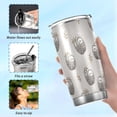 thumbnail image 6 of GZHJMY Cute SlothTumbler with Lid & Straw,Reusable Double Wall Stainless Steel Vacuum Insulated Travel Mug, 6 of 7