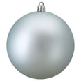 thumbnail image 1 of Northlight 4" Matte Mermaid Blue Shatterproof Christmas Ball Ornament (100mm), 1 of 3