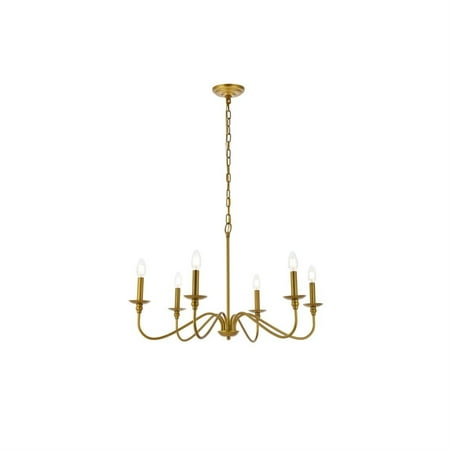 

Rohan 30 inch chandelier in brass