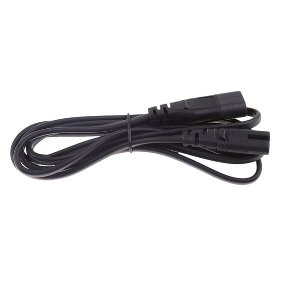 Adaptador Convertidor de Enchufe Sunnimix IEC 320 C8 a C7 cable de extensión de energía 180 cm negro