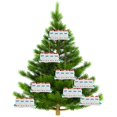 thumbnail image 3 of De Búho Para Árbol De Navidad 2021 Con Cordón Familia De 44599 Colgante De Bendición Manuscrita Diy Regalo Para Amigos O Familiares Yuarrent HA039938-04, 3 of 6