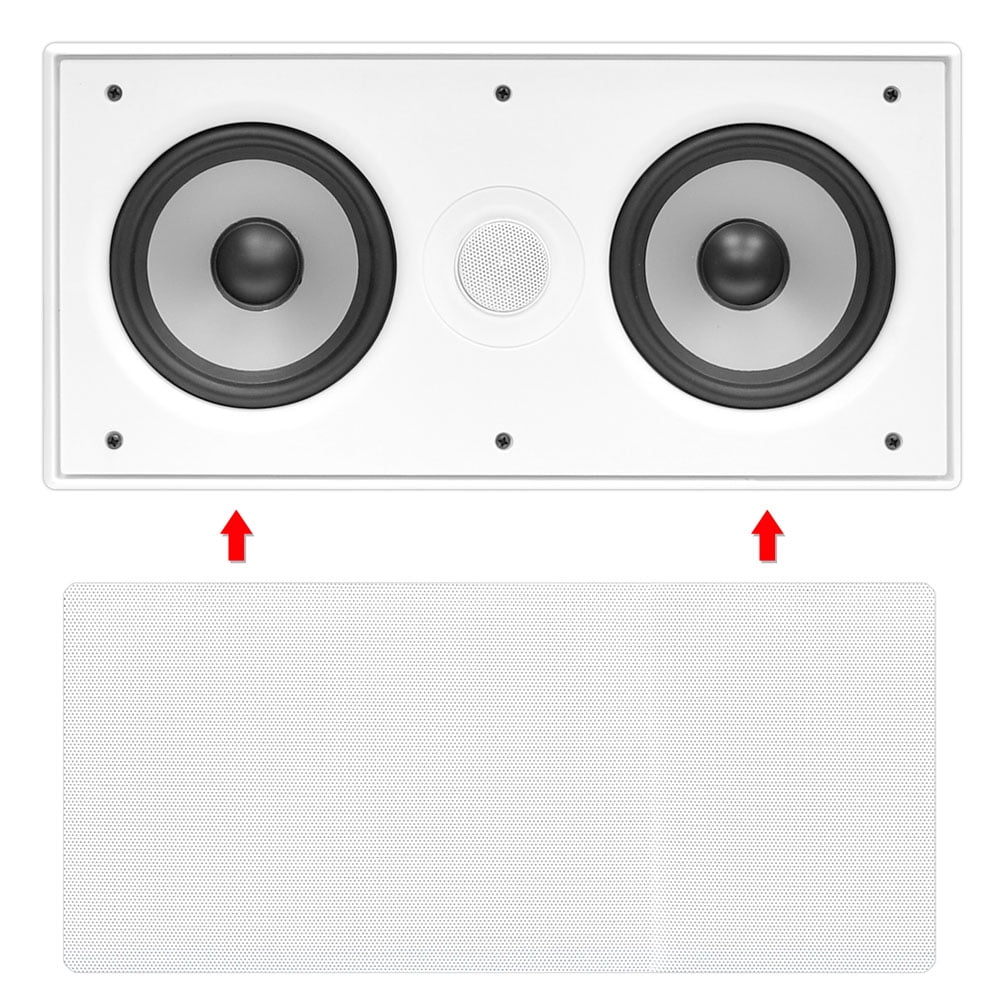 Subwoofer Speaker Pyle Pdiwcs56 In Wall Ceiling Dual 5 25