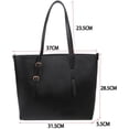 thumbnail image 5 of MMYGU Women's Leisure Design Commuter Women's Bag Large Capacity One Shoulder Bag (coffee), 5 of 7