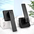 thumbnail image 2 of - Matte Door Entry Levers Keyed Alike Entrance Function for Front/Back Door and Keyed Gate Heavy Duty Lockset Leverset Combo Colonial Style Universal Handling, 2 of 7
