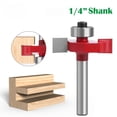 thumbnail image 3 of 8-Piece Export-Grade Woodworking Router Bit Set: T-Shape Roller Ball Design with 1/4 Inch Shank, 1/8 Inch Cutting Diameter – Ideal for Edge Trimming & Slot Cutting, Universal Compatibility with Most, 3 of 6