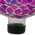 thumbnail image 5 of Iridescent Mosaic Outdoor Garden Gazing Ball - 10" - Purple, Pink and White, 5 of 6