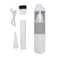 thumbnail image 2 of Portable Mini Auto Vacuum Cleaner, 130ml Dusts Collection Cup Rechargeable Handheld Vacuum Washable Efficient with Brush Head for Home White Gray,Black Blue,White Red, 2 of 7