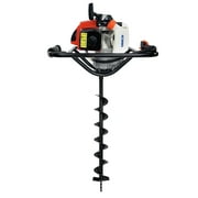 XtremepowerUS 63cc Gas Powered Auger Post Hole Digger With 4" Bit, EPA Approved 2 Stroke Motor, 3/4" Shaft