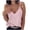 Pink-A, variant on Mrat Sleeveless Loose Tunic Blouses Womens Fashion Solid Sleeveless V-Neck Bow Casual Tank Tops Vests Blouse Cropped Tank Tops S-97 Blue L