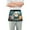 Bear and Fox Read Book, variant on Unicorn on Snow Server Apron with 3 Pockets Waterproof Waitress Waist Short Apron for Man Woman 12 Inches