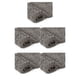 thumbnail image 1 of Monstrate Alfombrilla de chenilla sin derramamiento con fuerte absorción de agua rápida y fuerte absorción baño gris profundo 17*24 pulgadas Type2 NO2, 1 of 6