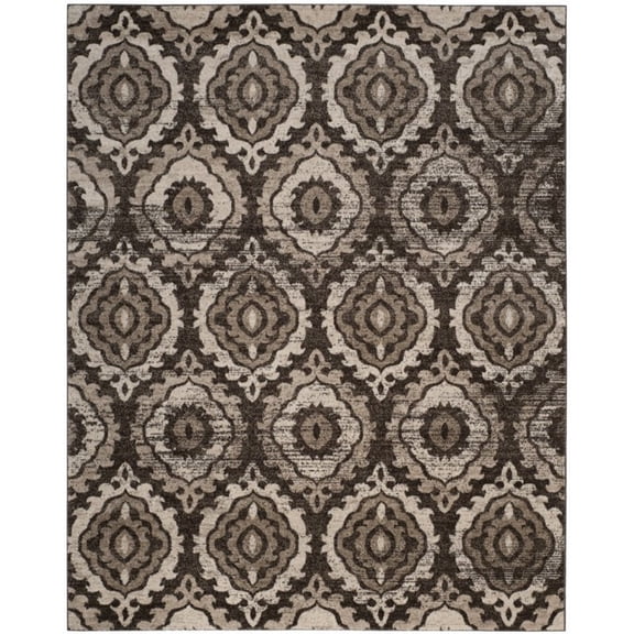 Safavieh Tunisia Blodwin Southwestern Rug Brown/Cream 8' x 10' 8' x 10' Indoor Living Room, Bedroom, Dining Room Cream