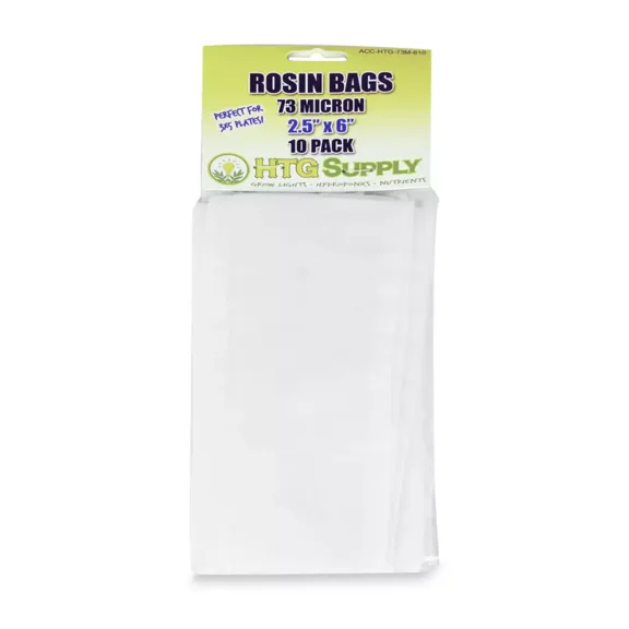 HTGSupply 73 Micron 2.5" x 6" Extraction Bags - 10 Pack