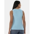 thumbnail image 5 of Time and Tru Women's Sweater Knit Twist Front Tank Top, Lightweight, Sizes XS-XXXL, 5 of 5