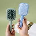 thumbnail image 4 of bestolf Double-sided Shampoo Brush with Long Handle Fine Wide Teeth Scalp Massager Men Women 2-in-1 Hair Detangling Scrubber Brush (Pink ), 4 of 7