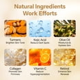 thumbnail image 5 of OrientLeaf Kojic Acid Soap with African Net Sponge, Handmade Turmeric Kojic Acid Soap Bar for Face & Body with Glycerin, Olive Oil, and Collagen for Men & Women, 4 oz × 2 Bars, 5 of 8