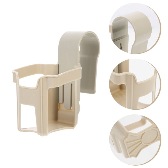 HONMEET Anti-Spill Pool Drink Holder Plastic Grey for Inflatable Pools and Outdoor Use, Floating Beverage Cup Holder