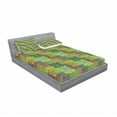 thumbnail image 3 of Ethnic Bedding Set with Sheet & Covers, Pattern with Geometric Colorful Trippy Forms Folk Native Image, Printed Bedroom Decor 2 Shams, 4 Sizes, Multicolor, by Ambesonne, 3 of 3