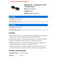 thumbnail image 2 of Window Guide - Compatible with 1992 - 1994 GMC Jimmy 1993, 2 of 2