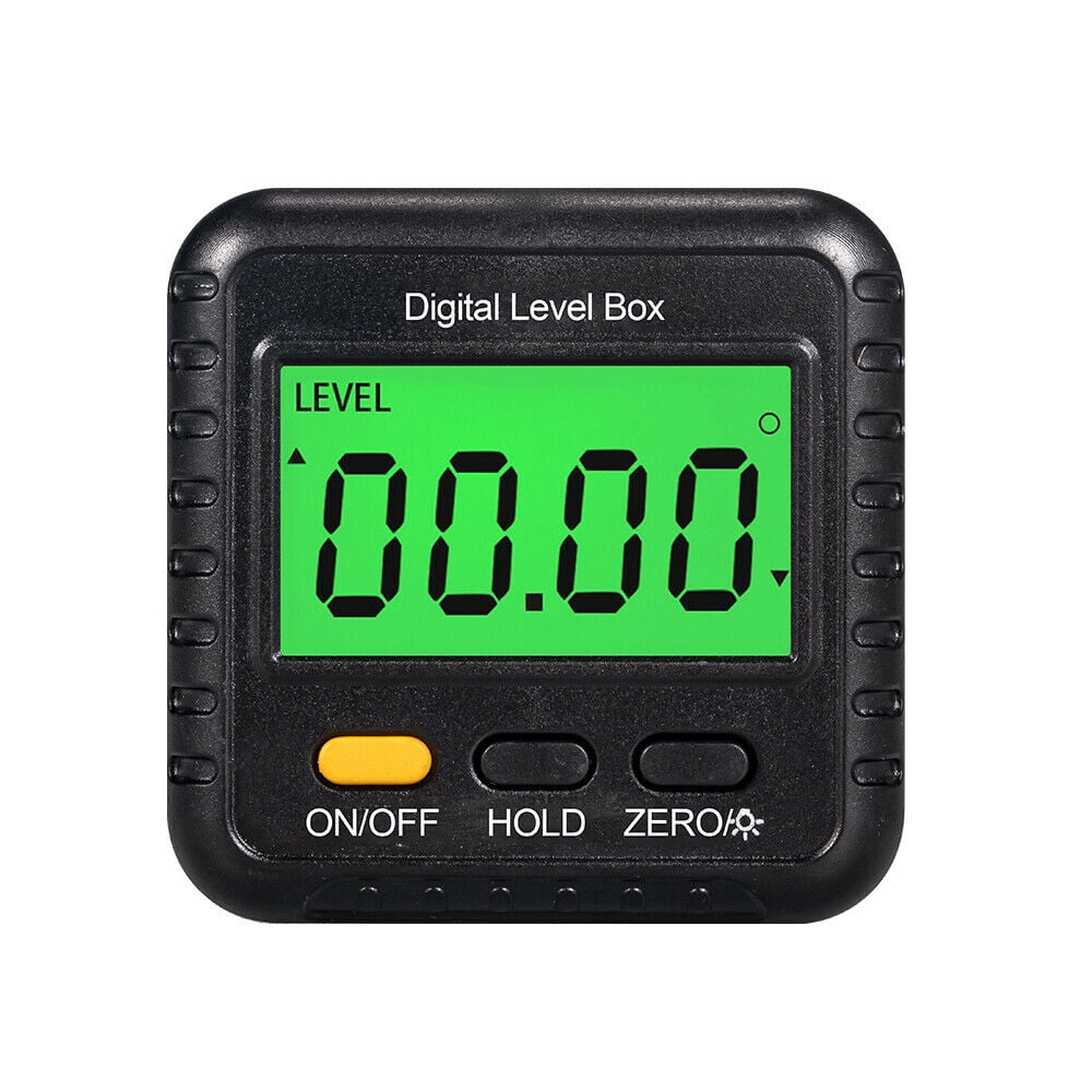 4*90° Level Box Gauge Digital LCD Protractor Magnetic Inclinometer Angle Finder 