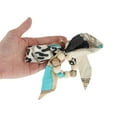 thumbnail image 4 of Unique Bargains 1 Pc Fashion Bow Wooden Beads Bag Charm Handbag Accessories Brown, Black, 4 of 5