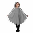 thumbnail image 4 of LILIYA Halloween Cloak Outfits Boy Girl Poncho Clothes Children Hooded Cloak Holiday Party Top Autumn Winter Outfit, 4 of 9