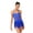 Royal Blue, variant on Women Tassel Leotard Halter Sleeveless Backless Fringe Latin Dance Dress Short Jumpsuit White S