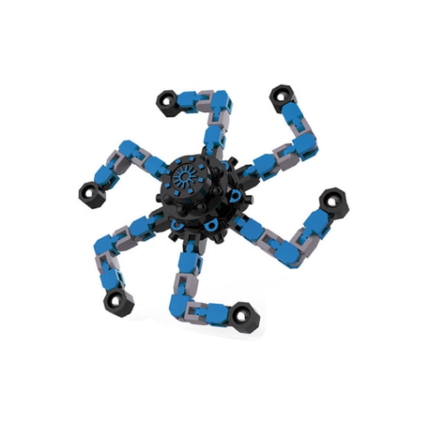 Juguete De Cadena De Descompresión Deformable Diy, Giroscopio Luminoso Para La Yema Del Dedo, Giroscopio Mecánico Creativo, Gran Regalo Para Amigos Y Niños Yuarrent FN007959-03