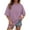 Dark Pink, variant on PRETTYGARDEN Women's Spring Going Out Tops Casual Short Sleeve Crewneck Loose Fit Basic Cute Tee Shirts Summer Outfits