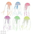 thumbnail image 1 of Medusas artificiales para acuario, medusas de simulación brillantes de silicona para decoraciones de peceras, 1 of 5