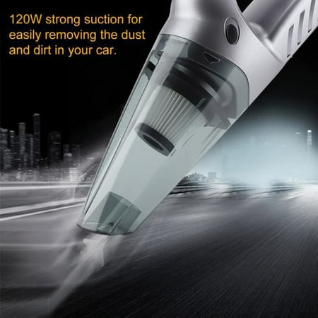 

Mini Car Vacuum Cleaner 12V 120W Handheld Car Vacuum Cleaner Portable Wet Dry Dust Remover
