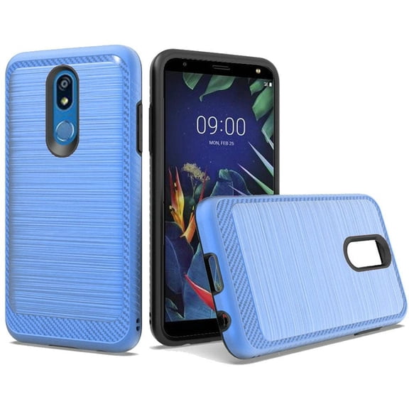 GSA Slim Brushed Case Design for LG K40,Harmony 3,Solo LTE - Blue