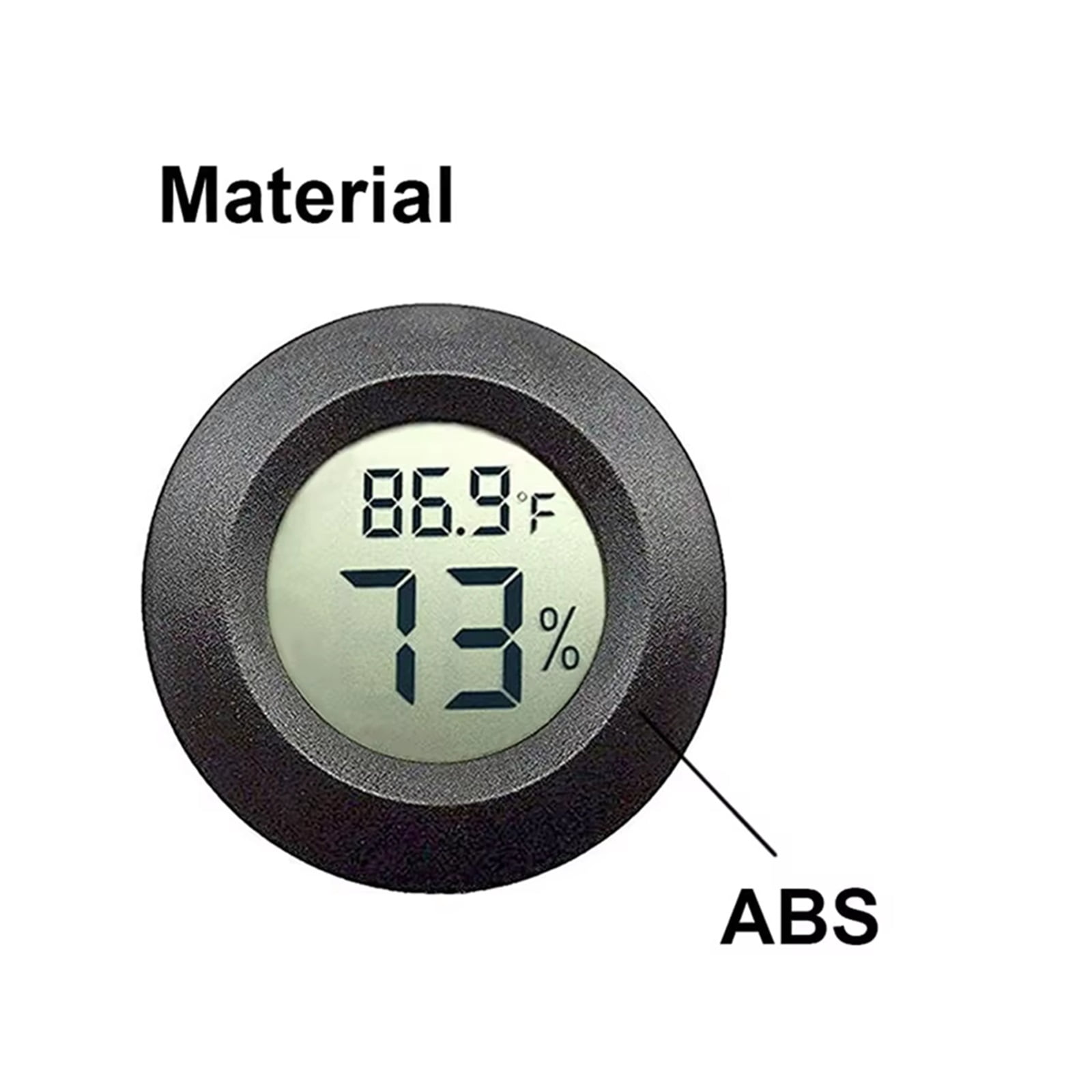 1/2 Pcs Mini Hygrometer Thermometer or Meter Digital Room Round Humidity Temperature Gauge ,Simple Operation