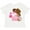 AA-White, variant on Inktastic 2nd Birthday 2 Year Old Cowgirl Hat Girls Toddler T-Shirt