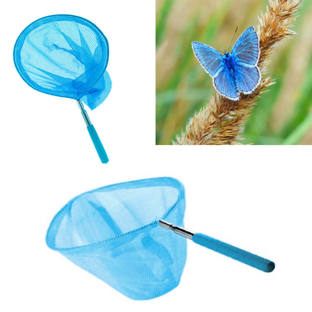 2 Pcs Butterfly Nets Insect Catching Bugs Diameter 34 Extendable Handle  Kids !! 