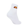 thumbnail image 3 of Ellesse Unisex Quarter Socks, 3 Pair - Tallo, Ankle Socks, Logo White 47-49 (Uk 12-14), 3 of 4