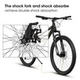thumbnail image 2 of 26-Inch Mountain Bike for Men & Women, 21-Speed, Steel Frame with Front Fork and Rear Shock Absorber(Black), 2 of 7