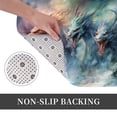 thumbnail image 3 of Non Slip Door Mat, Ink Style Wave Dragon Fast Drying Bath Tub Mats, Absorbent Bathroom Rugs Entrance Welcome Mat, Bath MatS for Tub, Floor, Home, Kitchen, Hotel,16x24in, 3 of 7