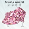 thumbnail image 2 of Fotbe Cute Girl Sombrero Tipo Pescador con Estampado – Sombrero de Sol de Algodón de Moda para Playa, Golf, Pesca, 2 of 6