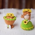 thumbnail image 2 of DIY Crochet Bridal Bouquet Doll Kit,Handmade Wedding Flower Doll, Double-Sided Knitting Craft for Bridal Shower, Graduation Gift (0.18 lb, Unfinished Kit), 2 of 6