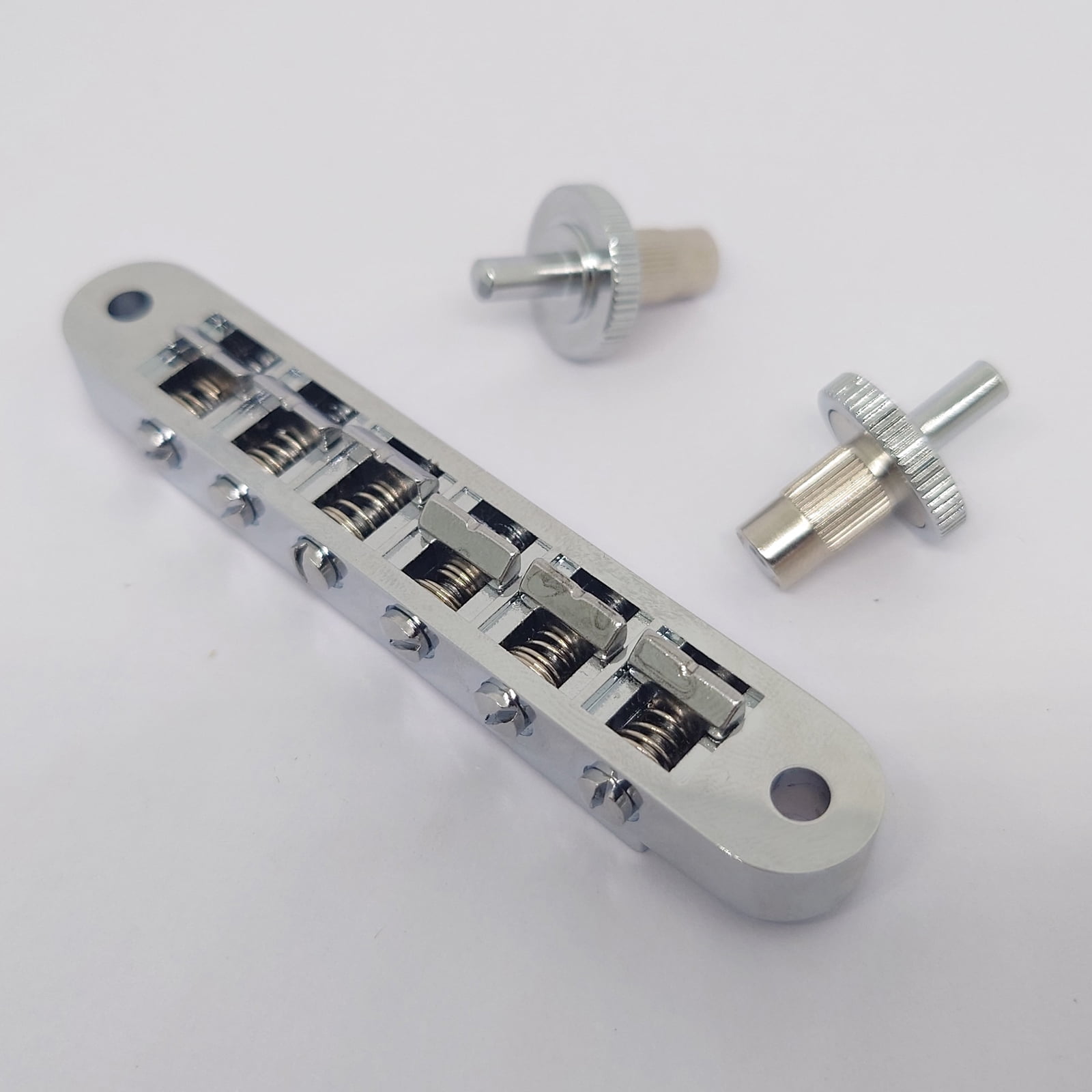 Chrome Tune-O-Matic Vintage Design ABR-1 JB Guitar Bridge for LP, SG, Fly V Electric Guitars Replacement Parts
