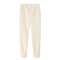 thumbnail image 3 of Kids Toddler Girls Leggings Solid Warm Thick Fleece Lined Skinny Pants Trousers Teenage Child 3-13 Years, 3 of 7