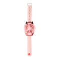 thumbnail image 1 of Ventilador de enfriamiento Ventilador de reloj recargable por USB Enfriador de aire portátil ajustable con luz colorida, Rosa Eigraketly HA004841-01B, 1 of 6