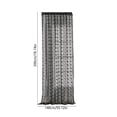 thumbnail image 3 of Openwork Embroidered Semi Sheer Curtains, Polyester, Rod-Pocket Design, Decorative Window Treatment, 1 Panel, 3 of 6